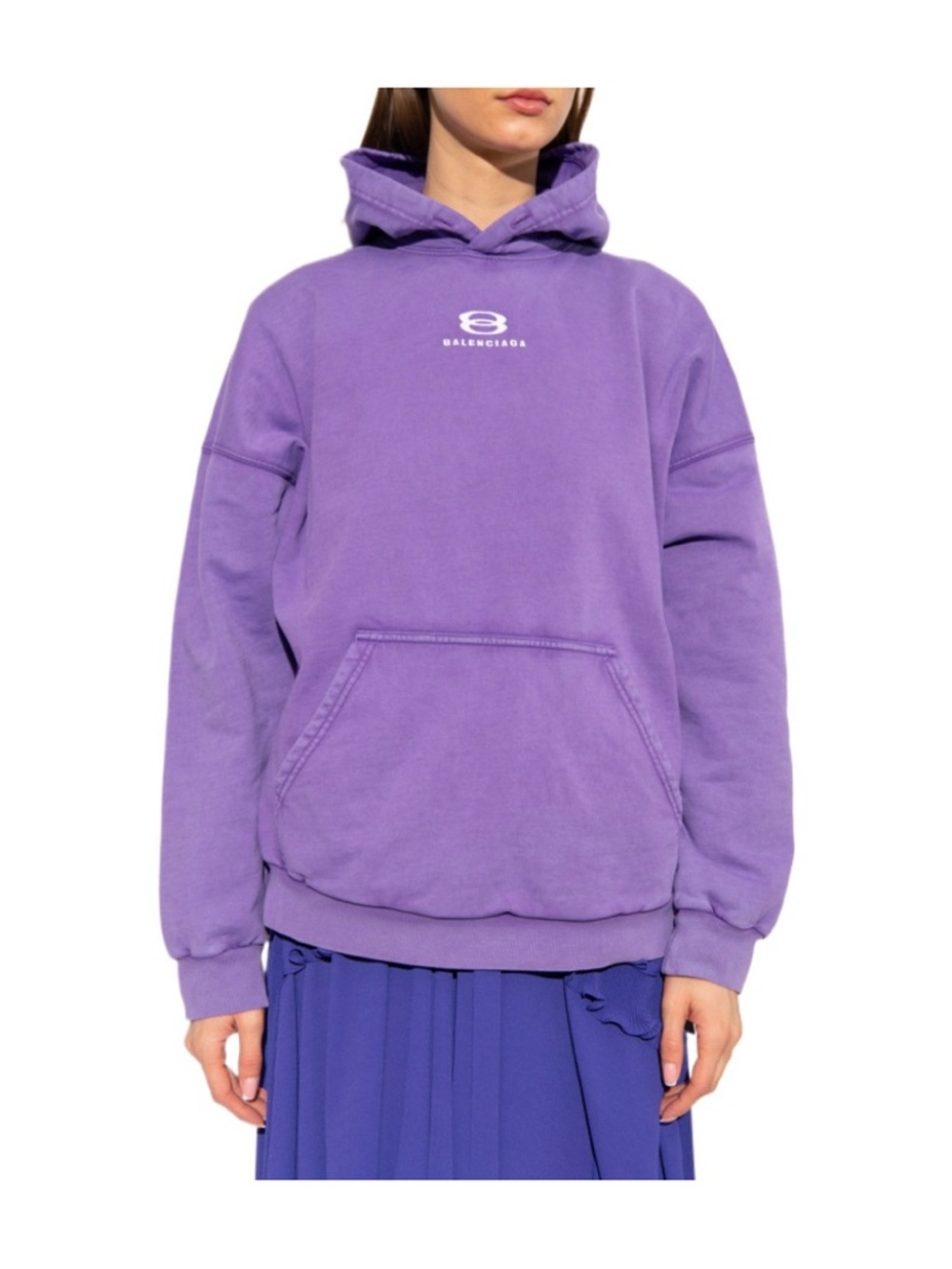 Balenciaga Logo Embroidered Cotton Hoodie Unisex Like New size 100% cotton GWP